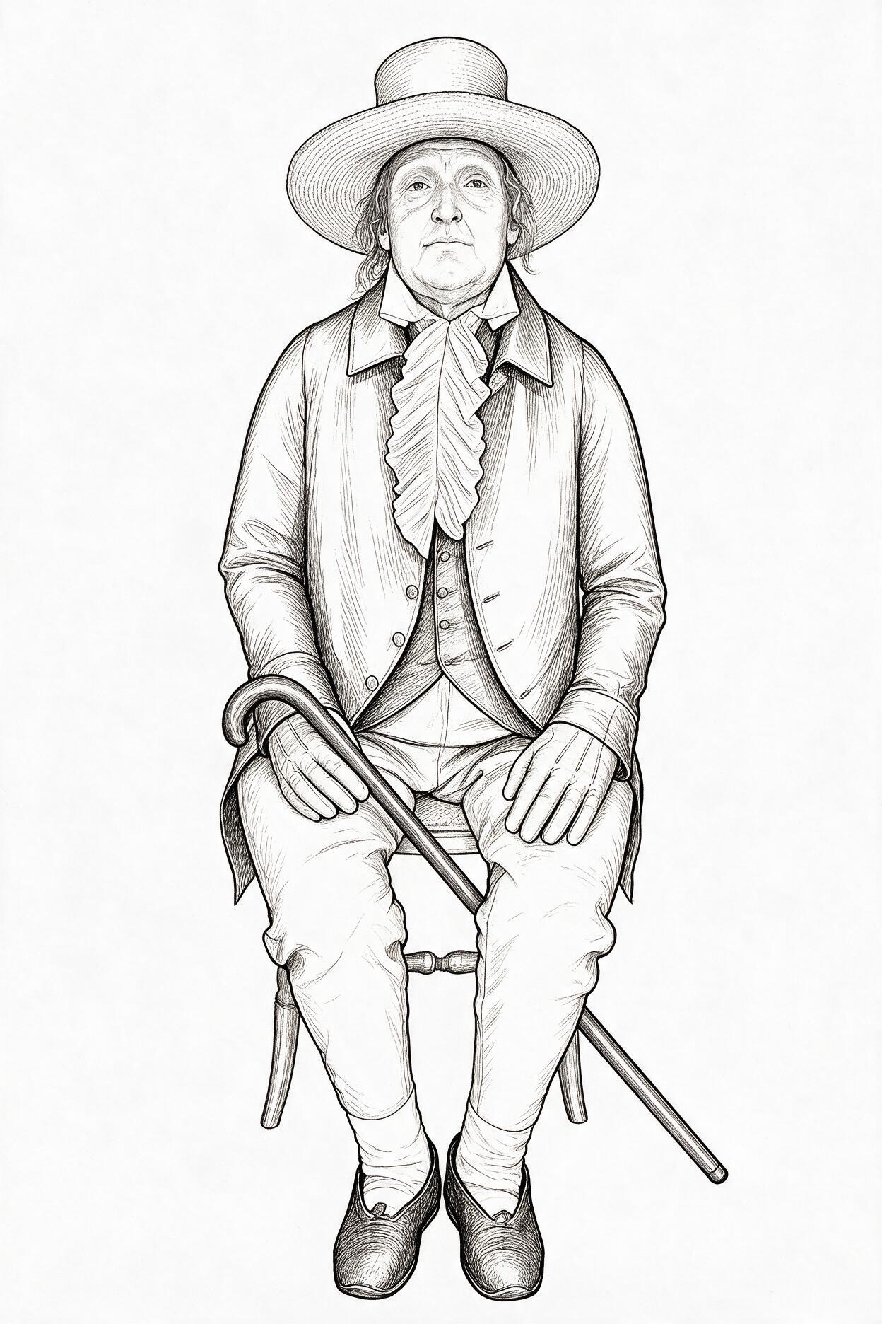 Historical reference image of Jeremy Bentham's Auto-Icon
